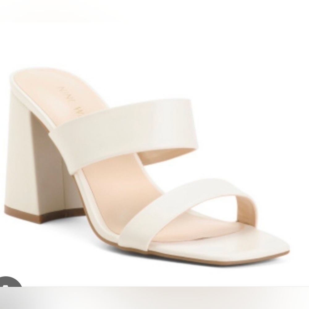 NWOT Nine West White Block Heels